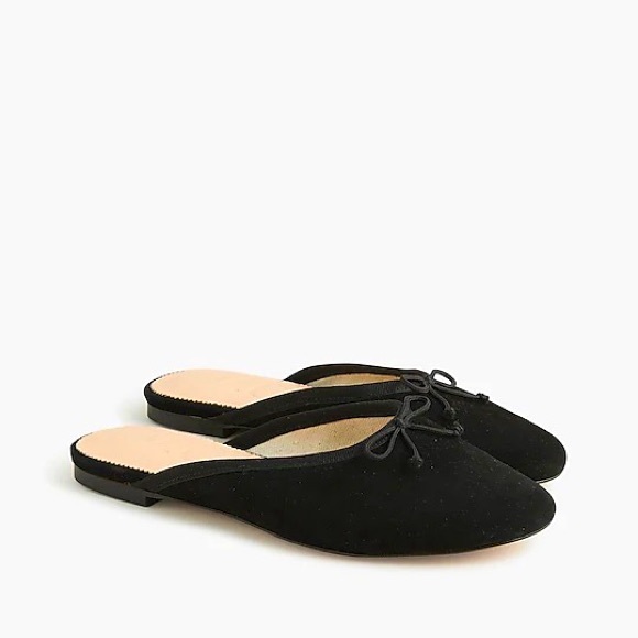 J. Crew Shoes - J. Crew Zoe Ballet Mules in Black Suede